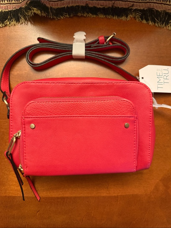 Time and Tru Handbags - Time and Tru Red Crossbody Purse